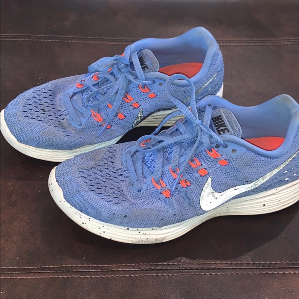 cute blue sneakers